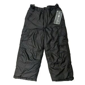 Rothschild Ski Snow Cargo Pants Kids Large Black Insulated Warm Winter Outdoor